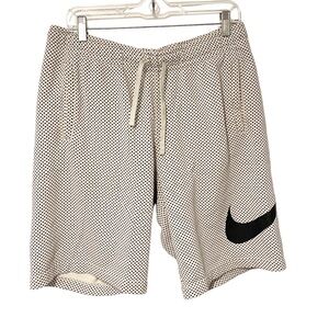 Nike Black and White and Pixel Dot  Athletic Shorts with pockets